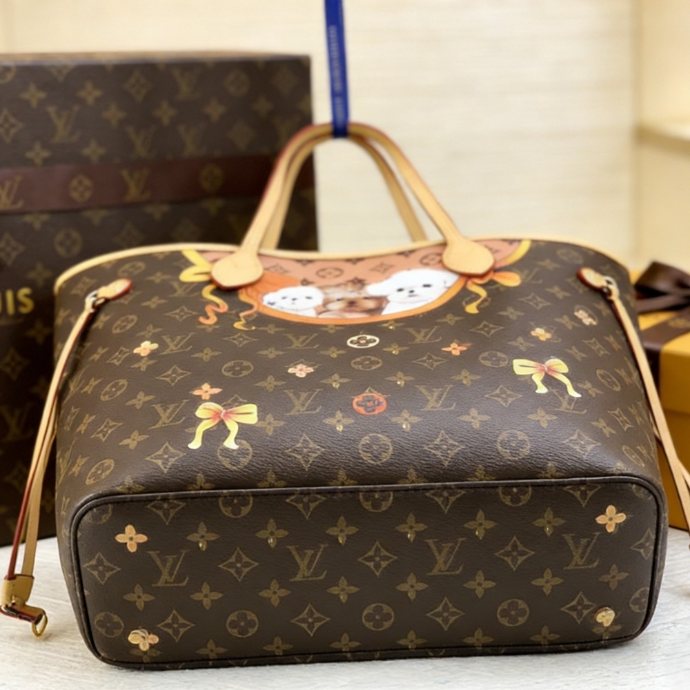 <AUTHENTIC>Louis Vuitton Canvas Tote Bag - Picture 5 of 6